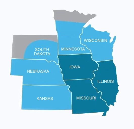 Regional distribution service